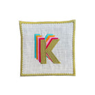 Rainbow ´´K´´ Harfi Krem Kokteyl Peçete  (1 Adet)