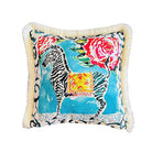 Dekoratif Zebra Desenli Kadife Kırlent Kılıfı ( 45 cm x 45 cm )
