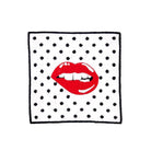 Pop Art Lips Dudak Desenli Vintage Kokteyl Peçeteler - 4 Adet