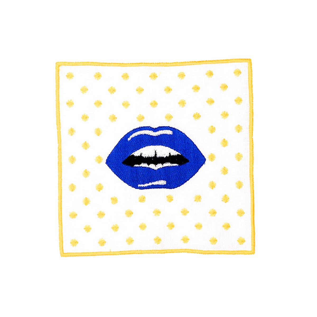 Pop Art Lips Dudak Desenli Vintage Kokteyl Peçeteler - 4 Adet