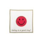 Smile Desenli Pembe Kokteyl Peçete ( 1 Adet )