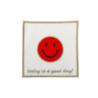 Smile Desenli Turuncu Kokteyl Peçete ( 1 Adet )