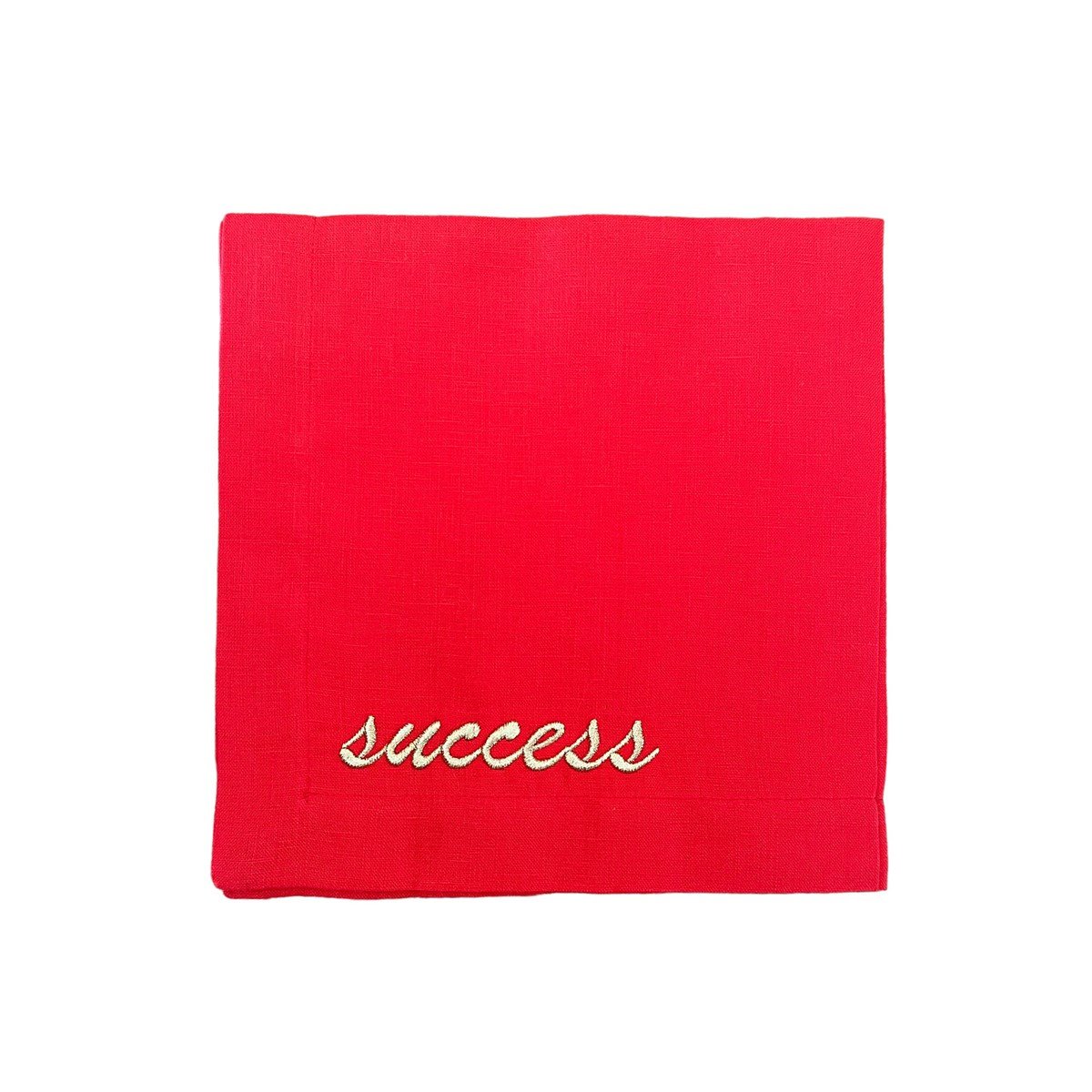 Success Desenli Dekoratif Kırmızı Servis Peçetesi ( 1 Adet )