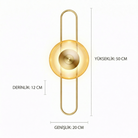 Lumiana-Oriva Bal Cam Aplik-Aplik-4-Milagron.com