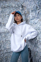 Generation Oz-Too Late Whi̇te Hoodi̇e-Sweatshirts & Hoodies-8-Milagron.com