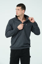 Gennaro-Half Zip Sweatshirt-Sweatshirts & Hoodies-1-Milagron.com
