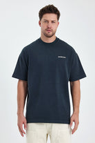Gennaro-Heavyweight Oversize T-shirt - Antrasit-T-Shirts-1-Milagron.com