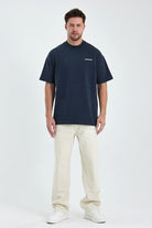Gennaro-Heavyweight Oversize T-shirt - Antrasit-T-Shirts-2-Milagron.com