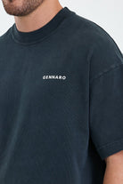 Gennaro-Heavyweight Oversize T-shirt - Antrasit-T-Shirts-4-Milagron.com