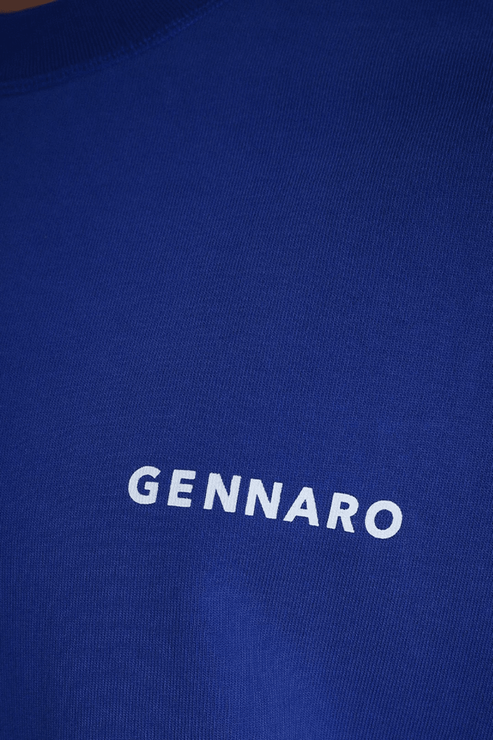 Gennaro-Heavyweight Oversize T-shirt - Mavi-T-Shirts-2-Milagron.com