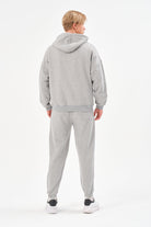 Gennaro-Oversize Zip Hoodie - Gri-Sweatshirts & Hoodies-4-Milagron.com