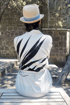 Geomi-Floral Kimono - Ekru-Kimono-6-Milagron.com