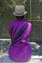 Geomi-Floral Kimono - Fuşya-Kimono-3-Milagron.com