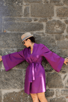 Geomi-Floral Kimono - Fuşya-Kimono-5-Milagron.com