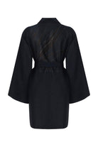 Geomi-Floral Kimono - Petrol-Kimono-3-Milagron.com