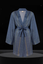 Geomi-Rainbow Kimono - Mavi-Kimono-1-Milagron.com