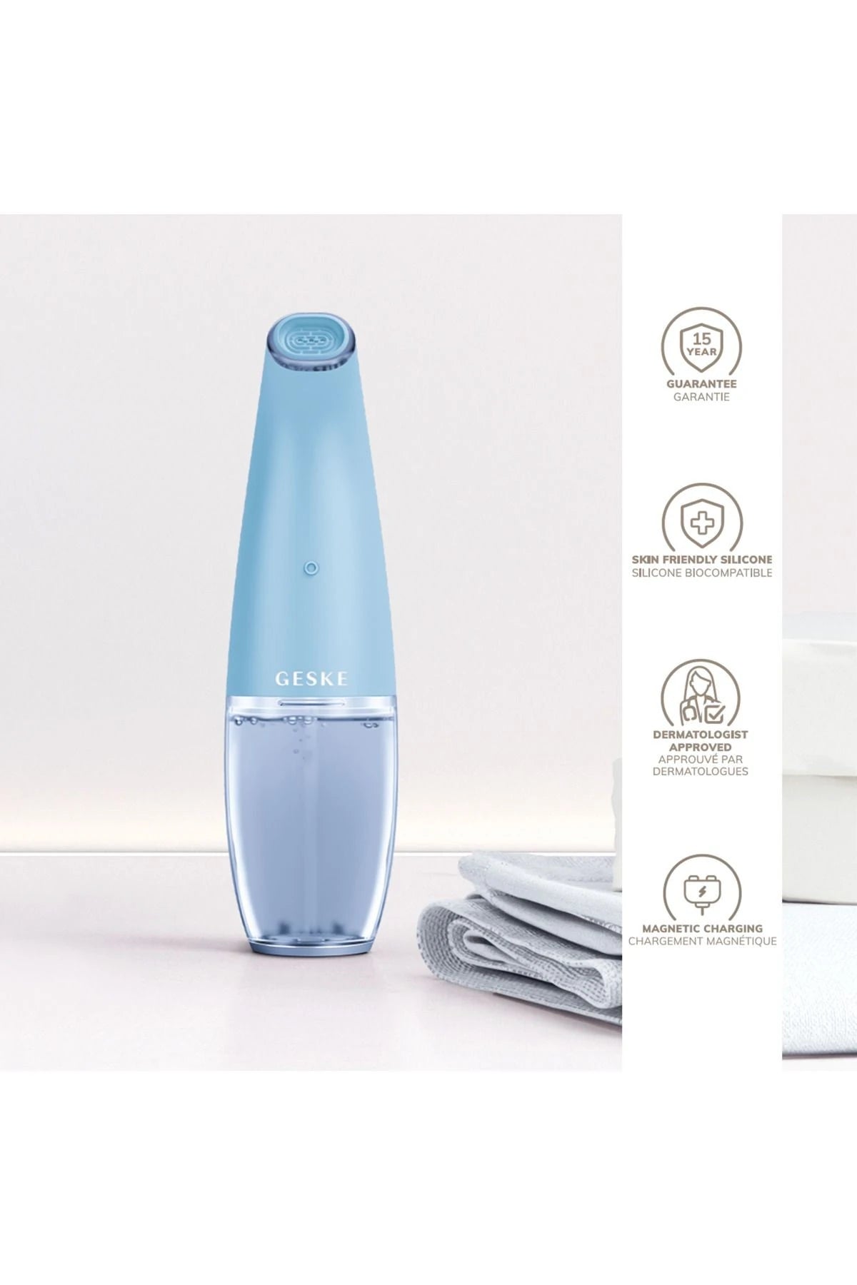 Geske-Aqua Stream Çift Başlıklı Siyah Nokta Ve Yüz Temizleme Cihazı | Aqua Stream Face Cleanser-Cilt Bakım Aletleri-39-Milagron.com