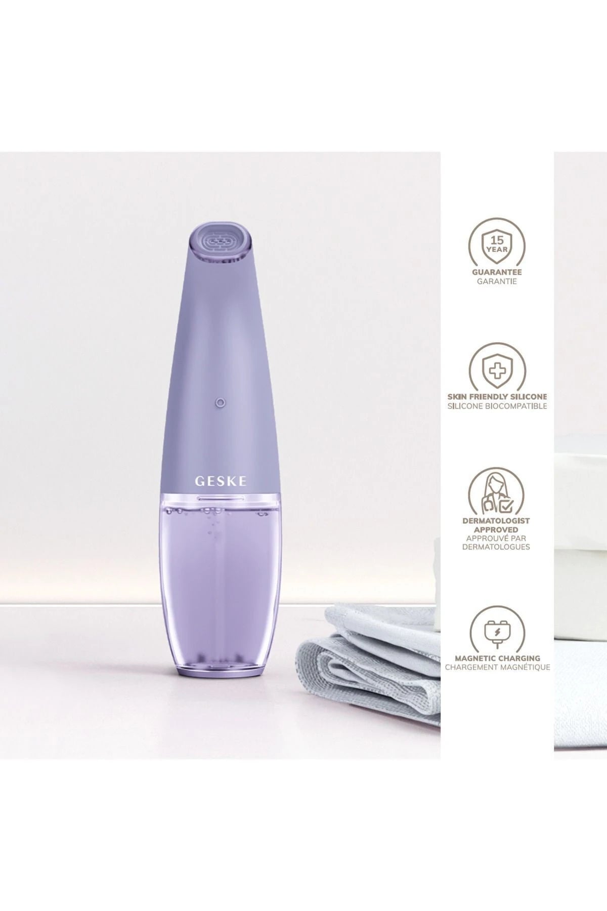 Geske-Aqua Stream Çift Başlıklı Siyah Nokta Ve Yüz Temizleme Cihazı | Aqua Stream Face Cleanser-Cilt Bakım Aletleri-6-Milagron.com