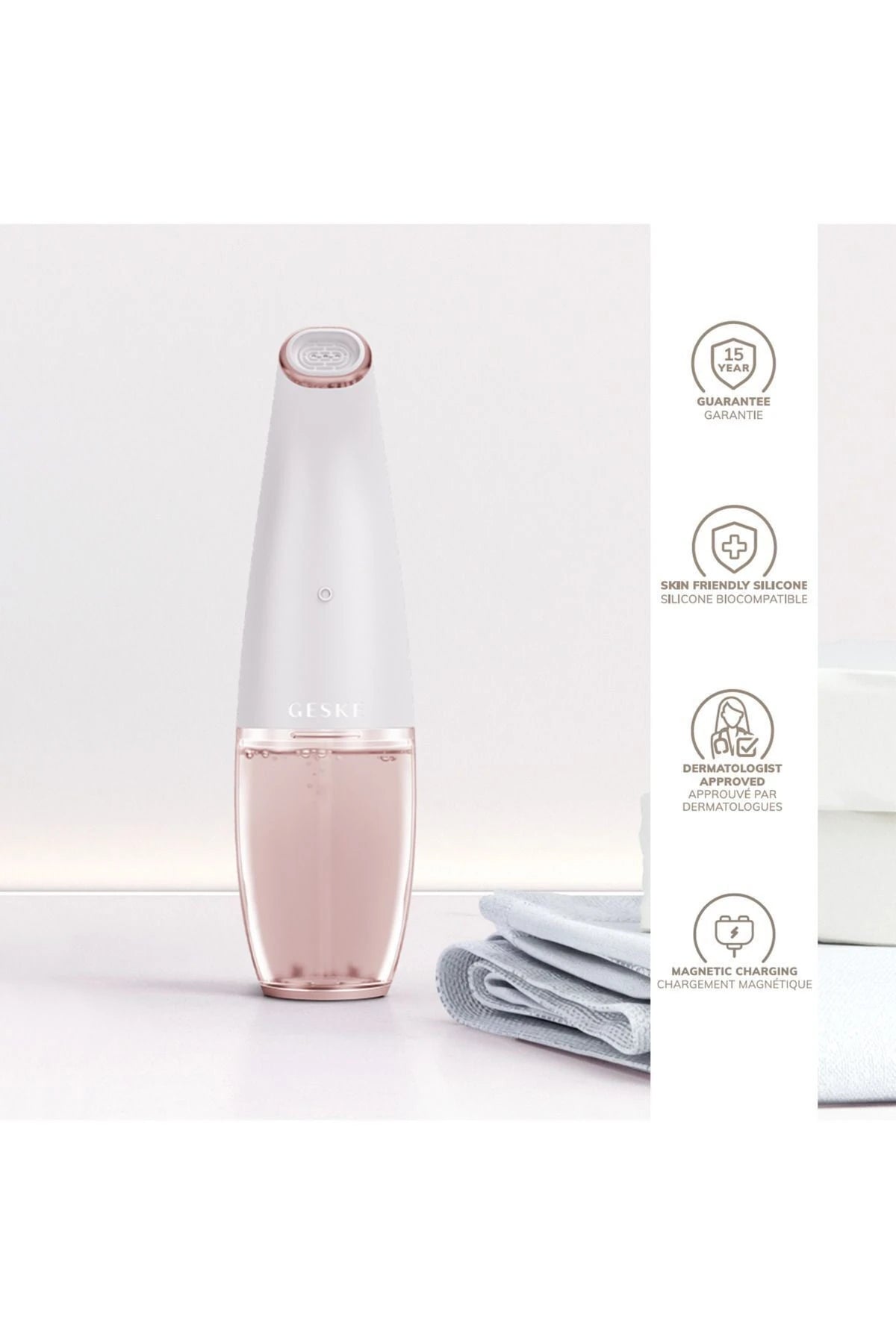 Geske-Aqua Stream Çift Başlıklı Siyah Nokta Ve Yüz Temizleme Cihazı | Aqua Stream Face Cleanser-Cilt Bakım Aletleri-9-Milagron.com