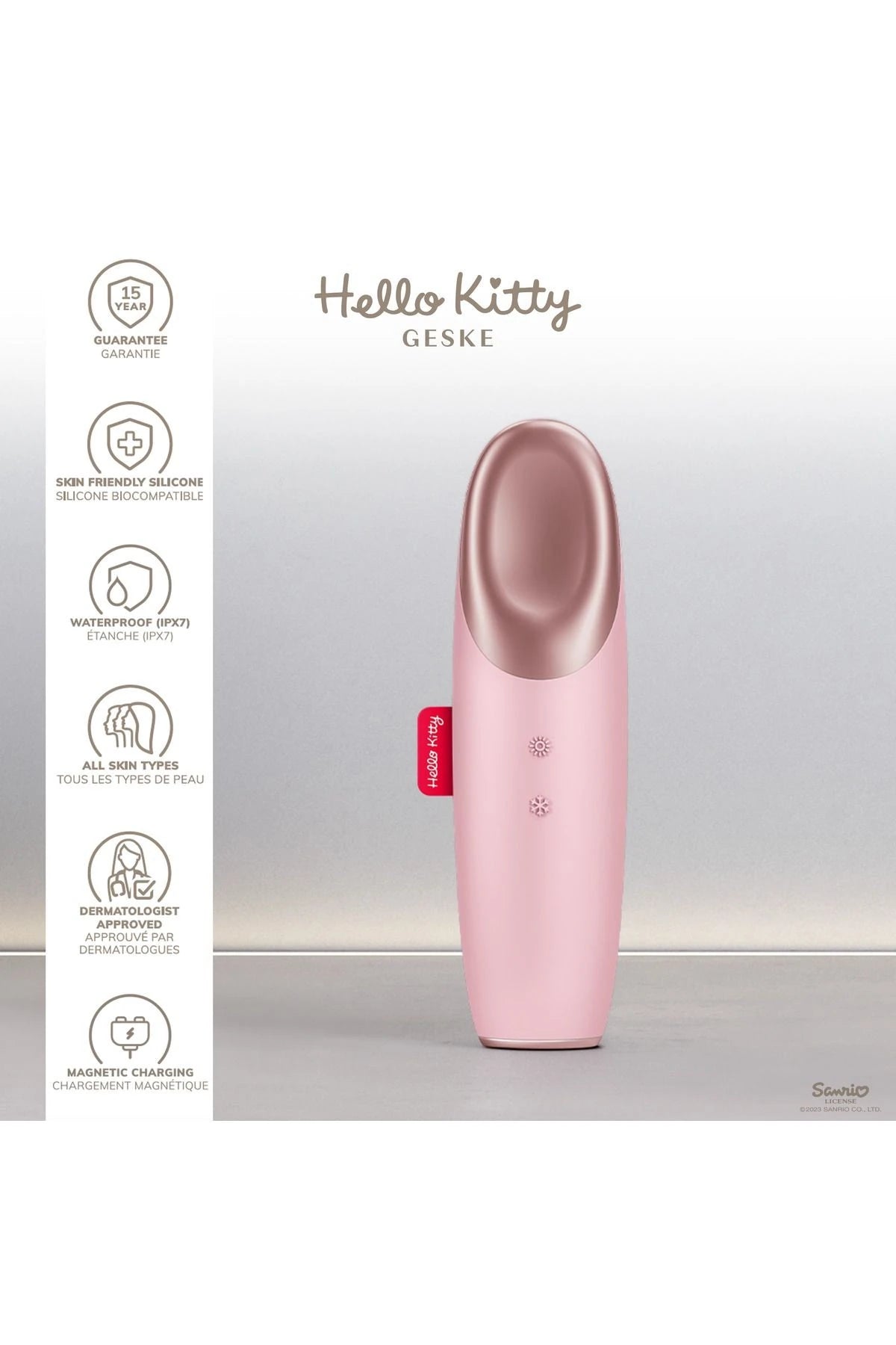 Geske-Hello Kitty Soğutma Ve Isıtma Sağlayan Akıllı Göz Çevresi Masaj Cihazı | Warm & Cool Eye Energizer-Cilt Bakım Aletleri-10-Milagron.com