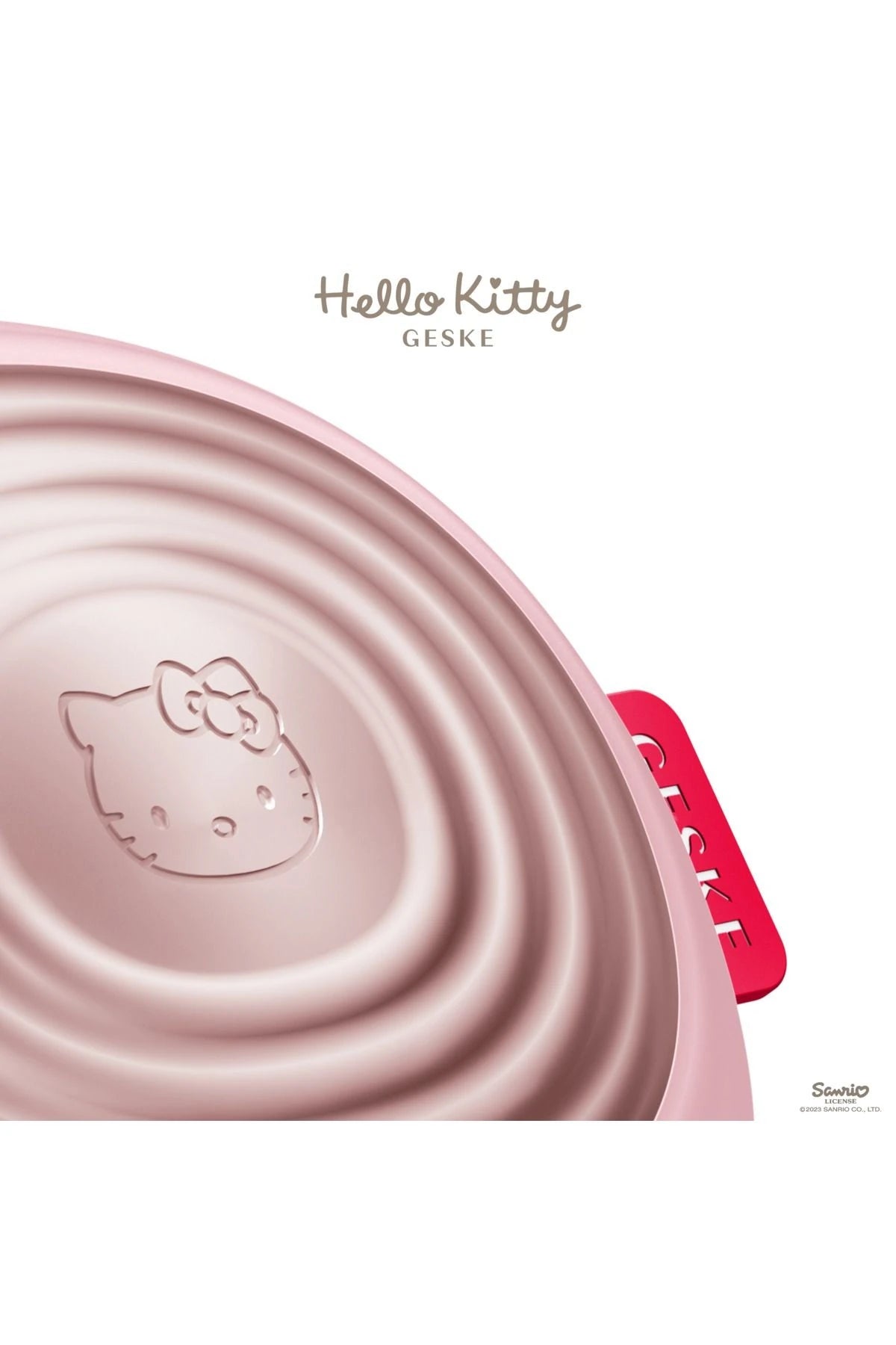 Geske-Hello Kitty Titreşimli Yüz Temizleme Ve Isılı Masaj Cihazı | Sonic Thermo Facial Brush-Cilt Bakım Aletleri-5-Milagron.com