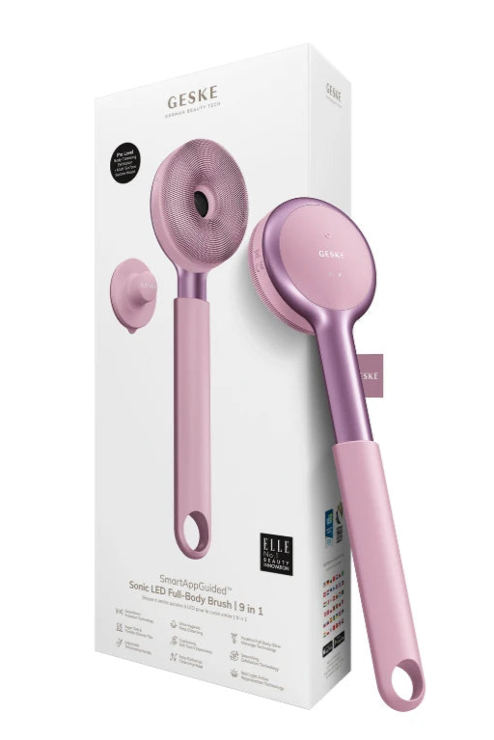 Geske-Led Terapili Vücut Temizleme Ve Cilt Bakım Cihazı | Sonic Led Full Body Brush & Intensive Exfoliator-Cilt Bakım Aletleri-16-Milagron.com