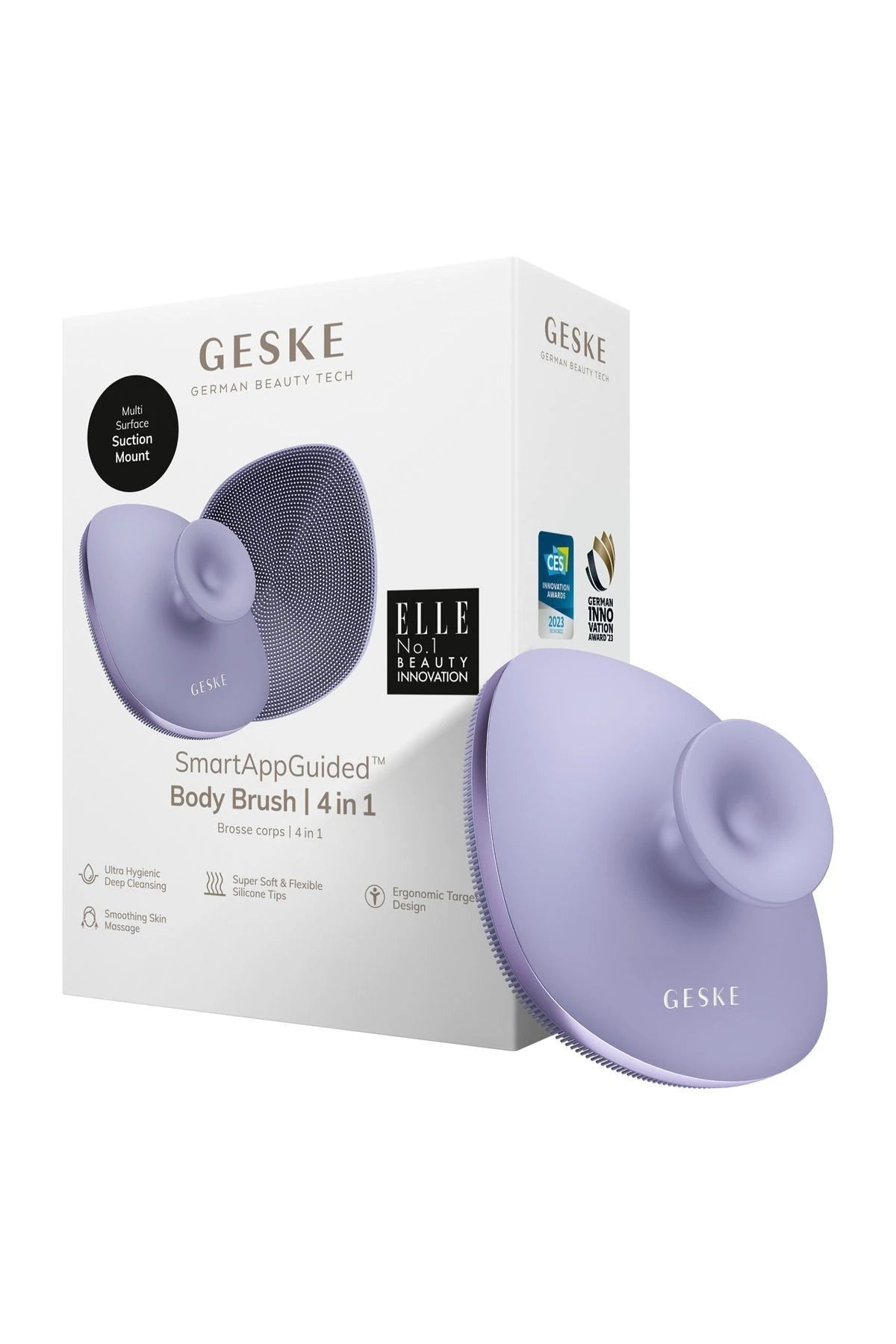 Geske-Metal Detaylı Yumuşak Silikonlu Vücut Temizleme Fırçası | Body Brush-Vücut Temizleyici-8-Milagron.com