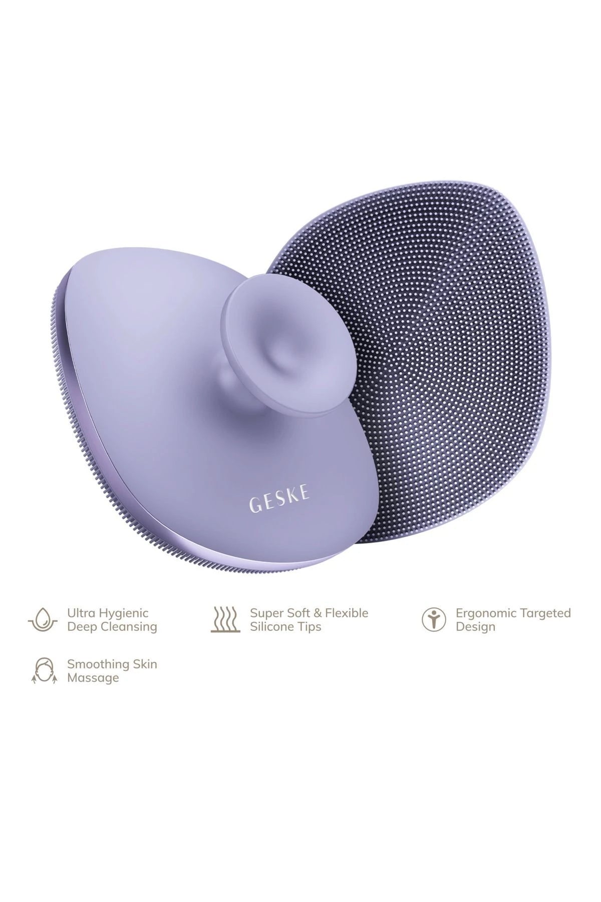 Geske-Metal Detaylı Yumuşak Silikonlu Vücut Temizleme Fırçası | Body Brush-Vücut Temizleyici-9-Milagron.com