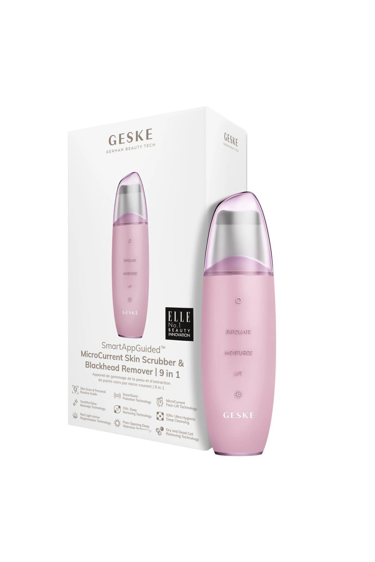 Geske-Mikro Akım Siyah Nokta Temizleme Cihazı | Micro Current Skin Scrubber & Blackhead Remover-Cilt Bakım Aletleri-31-Milagron.com