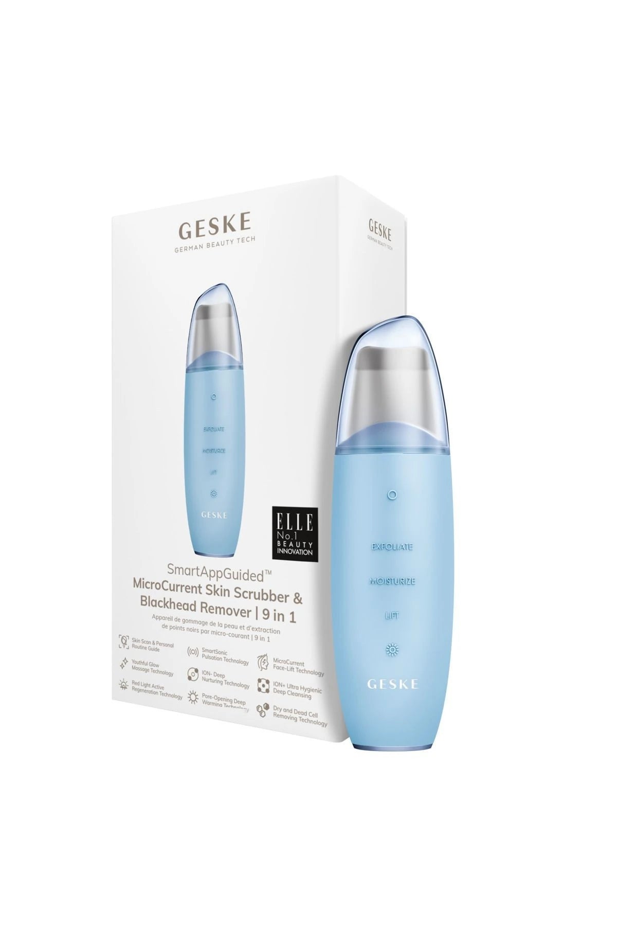 Geske-Mikro Akım Siyah Nokta Temizleme Cihazı | Micro Current Skin Scrubber & Blackhead Remover-Cilt Bakım Aletleri-34-Milagron.com