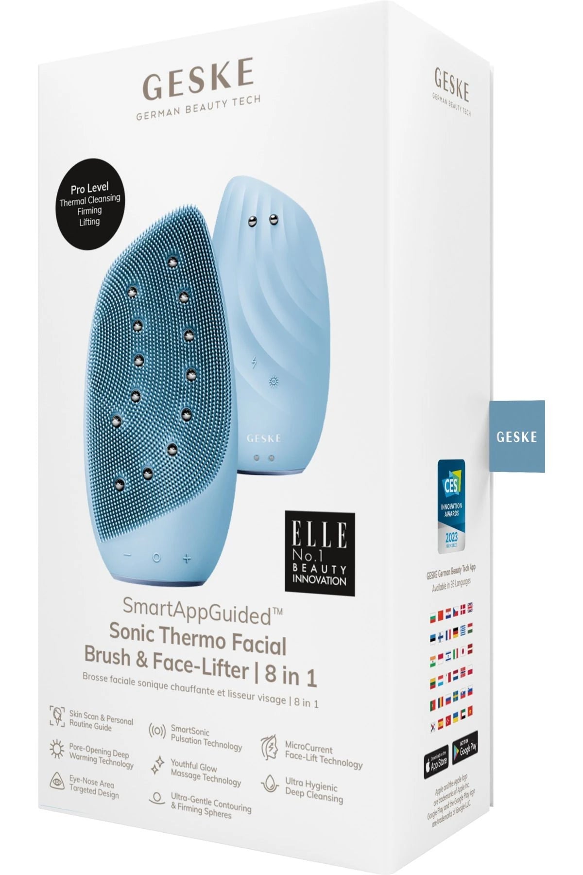 Geske-Mikro Akım Termal Yüz Temizleme Ve Cilt Sıkılaştırıcı Cihaz | Sonic Thermo Facial Brush Face Lifter-Cilt Bakım Aletleri-22-Milagron.com