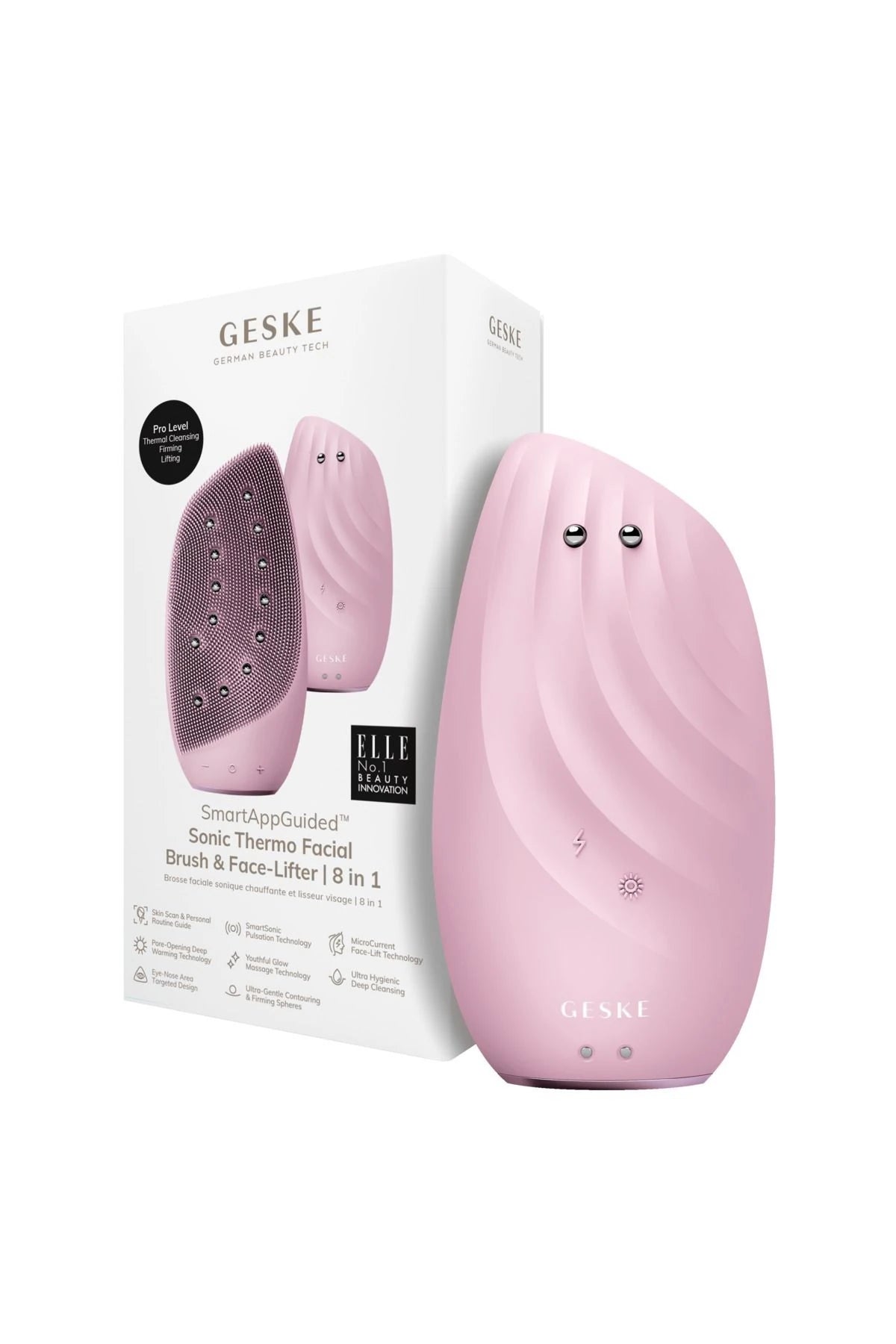 Geske-Mikro Akım Termal Yüz Temizleme Ve Cilt Sıkılaştırıcı Cihaz | Sonic Thermo Facial Brush Face Lifter-Cilt Bakım Aletleri-7-Milagron.com