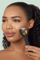 Geske-Mikro İğneli, Buz Başlığı, Pembe Kuvars Başlıklı Dermaroller Cihaz | Micro Needle Face Roller-Cilt Bakım Aletleri-21-Milagron.com