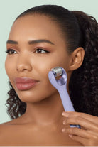 Geske-Mikro İğneli, Buz Başlığı, Pembe Kuvars Başlıklı Dermaroller Cihaz | Micro Needle Face Roller-Cilt Bakım Aletleri-28-Milagron.com