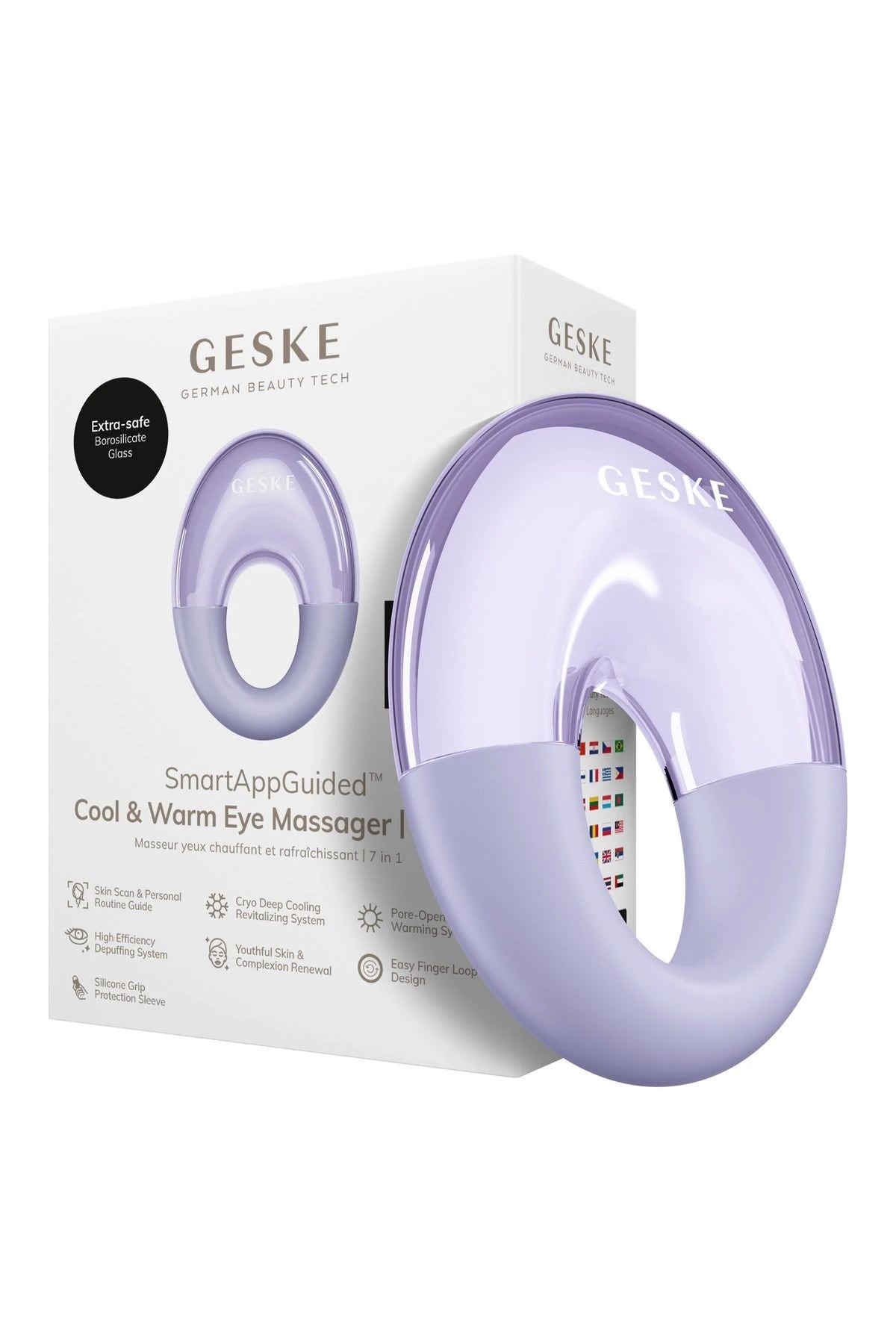 Geske-Sıcak Soğuk Göz Masaj Aleti | Cool & Warm Eye Massager-Cilt Bakım Aletleri-1-Milagron.com