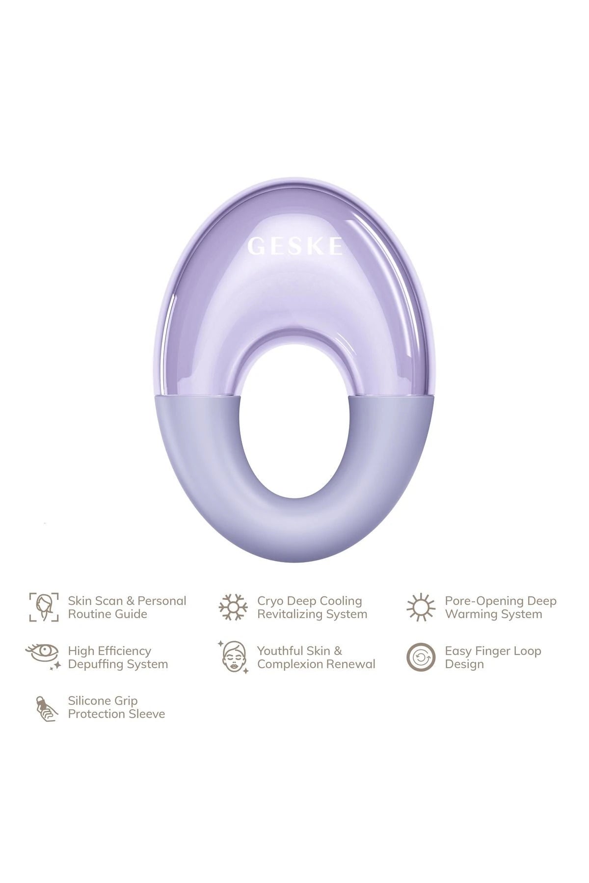 Geske-Sıcak Soğuk Göz Masaj Aleti | Cool & Warm Eye Massager-Cilt Bakım Aletleri-2-Milagron.com