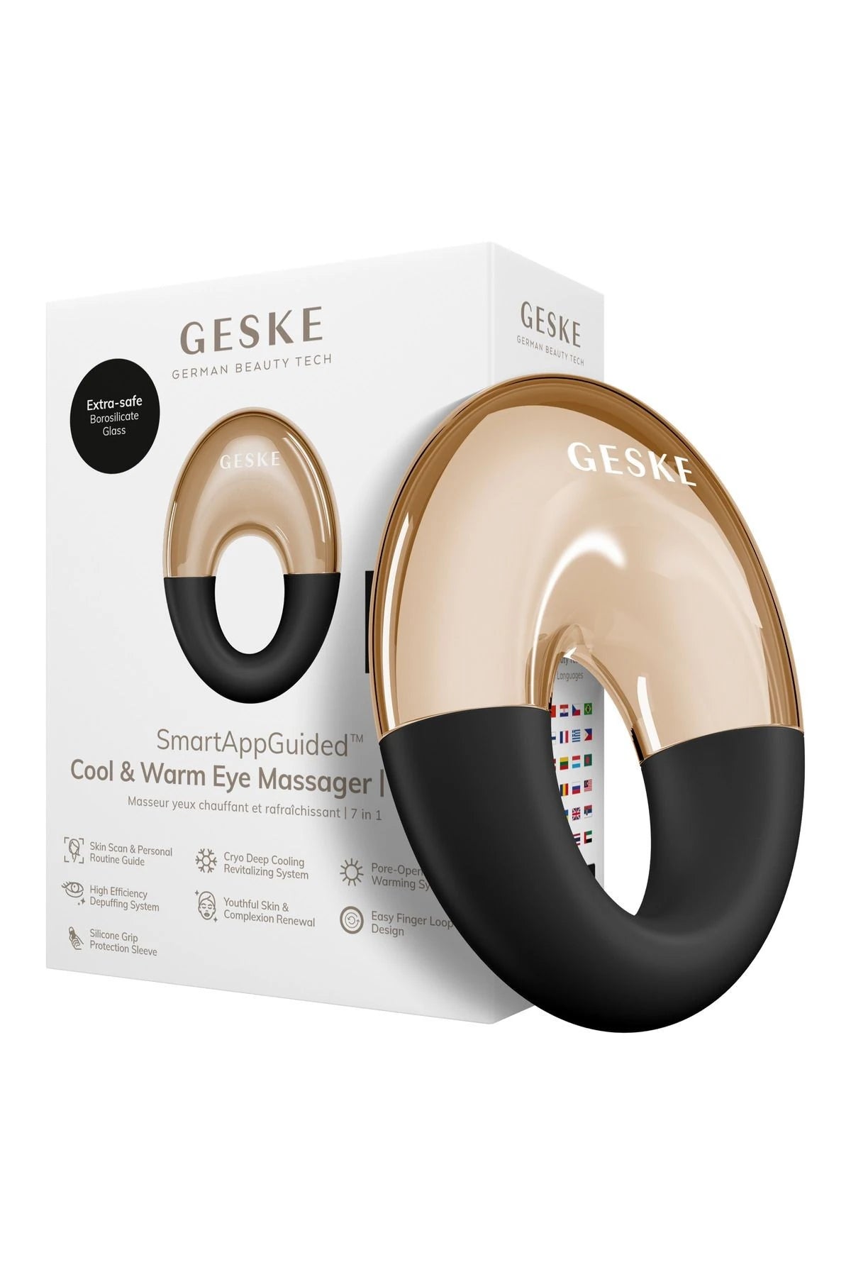 Geske-Sıcak Soğuk Göz Masaj Aleti | Cool & Warm Eye Massager-Cilt Bakım Aletleri-8-Milagron.com