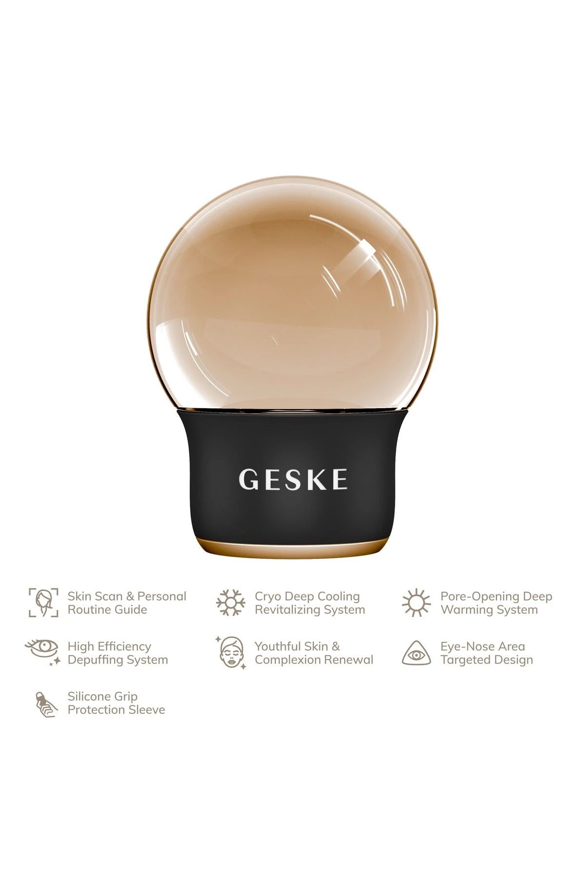 Geske-Sıcak Soğuk Yüz Ve Vücut Masaj Aleti /Cool & Warm Face And Body Massager-Cilt Bakım Aletleri-2-Milagron.com