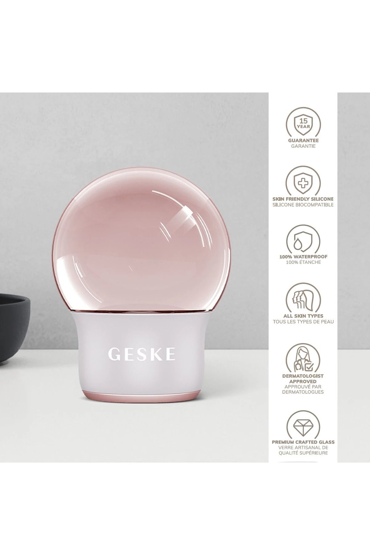 Geske-Sıcak Soğuk Yüz Ve Vücut Masaj Aleti /Cool & Warm Face And Body Massager-Cilt Bakım Aletleri-24-Milagron.com