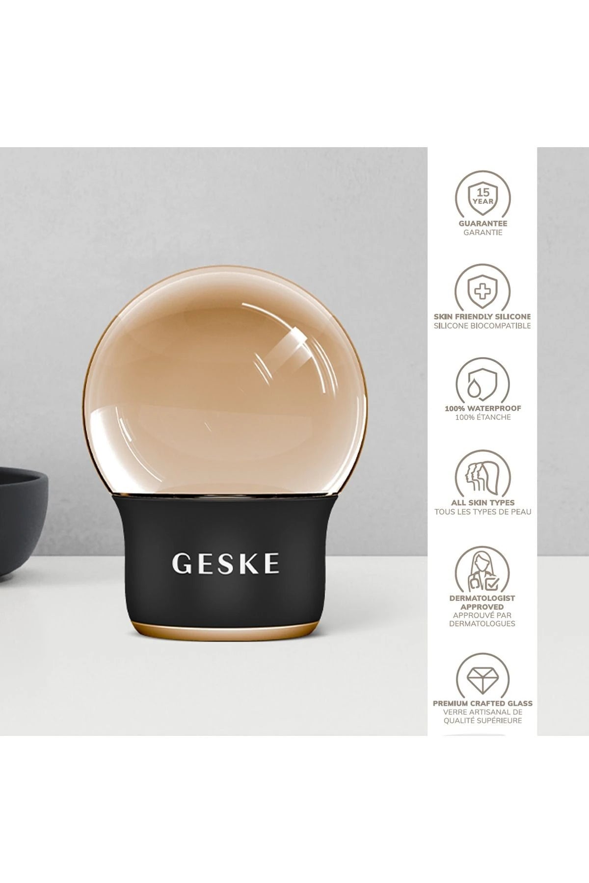 Geske-Sıcak Soğuk Yüz Ve Vücut Masaj Aleti /Cool & Warm Face And Body Massager-Cilt Bakım Aletleri-3-Milagron.com