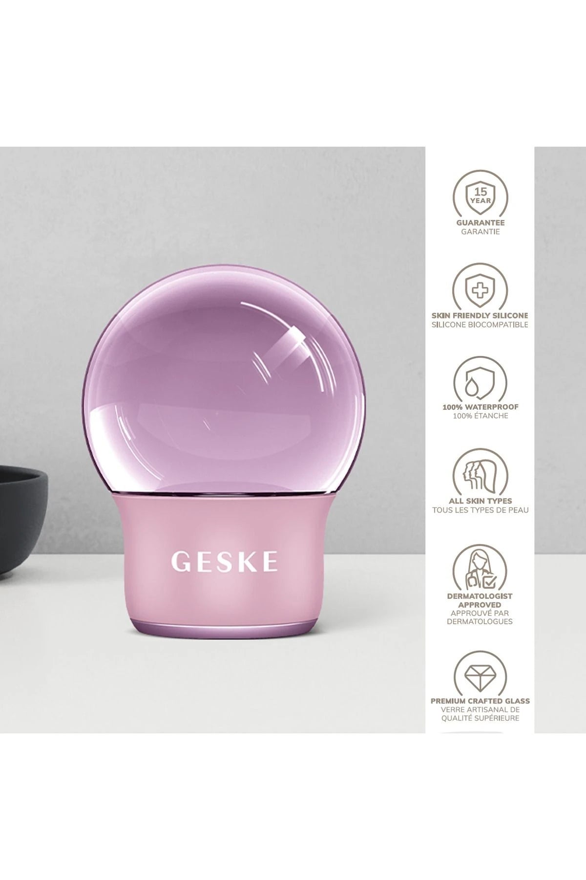 Geske-Sıcak Soğuk Yüz Ve Vücut Masaj Aleti /Cool & Warm Face And Body Massager-Cilt Bakım Aletleri-31-Milagron.com