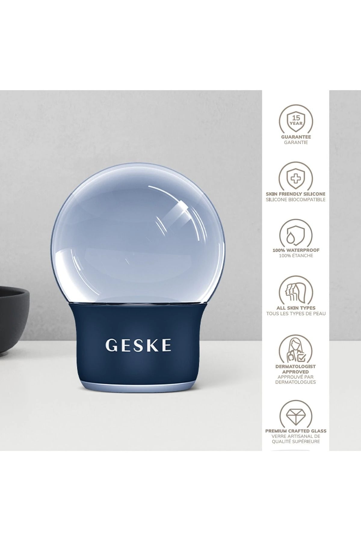 Geske-Sıcak Soğuk Yüz Ve Vücut Masaj Aleti /Cool & Warm Face And Body Massager-Cilt Bakım Aletleri-38-Milagron.com