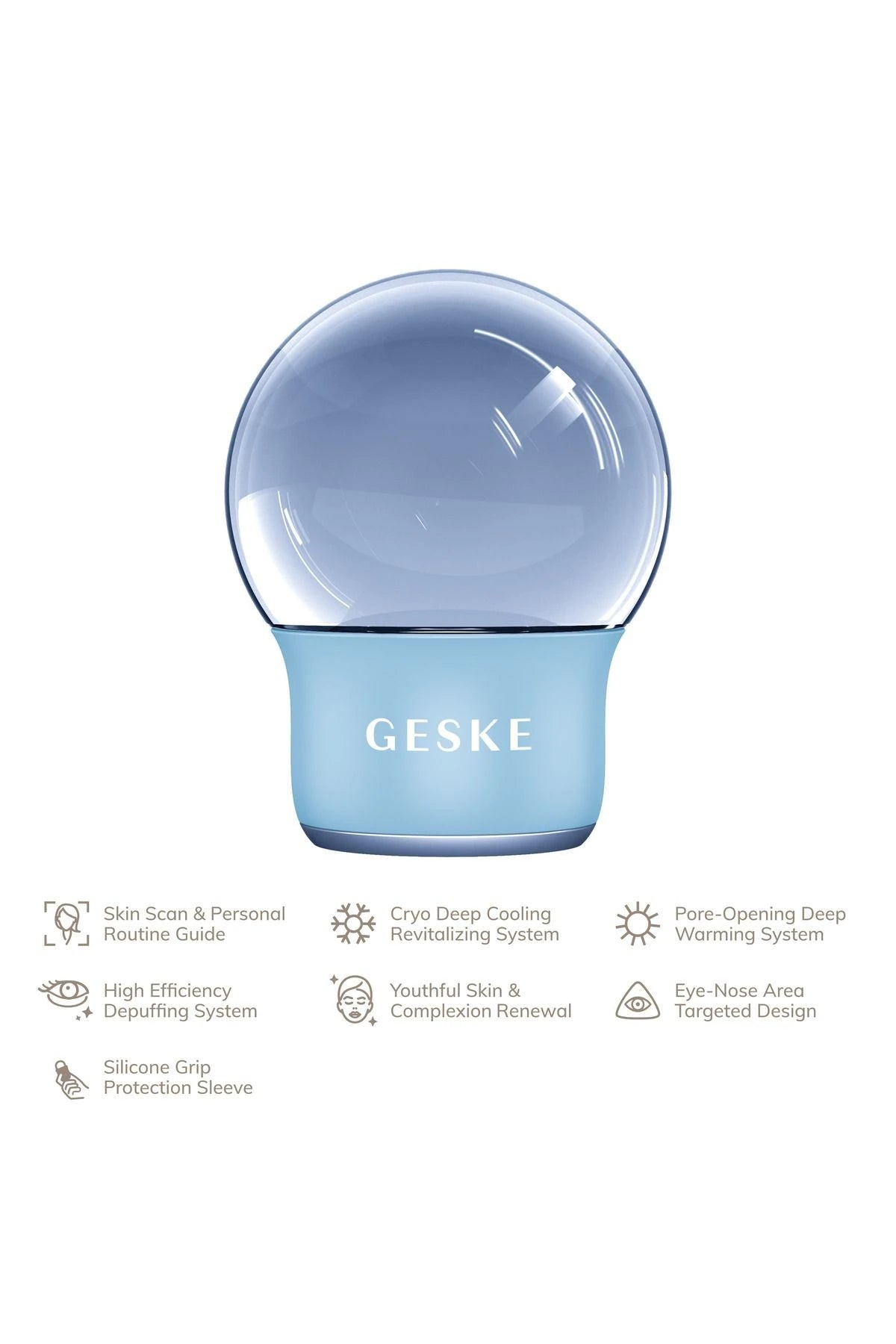 Geske-Sıcak Soğuk Yüz Ve Vücut Masaj Aleti /Cool & Warm Face And Body Massager-Cilt Bakım Aletleri-9-Milagron.com