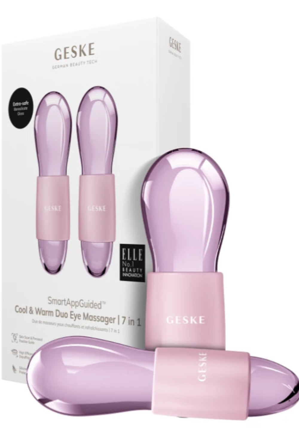 Geske-Sıcak Ve Soğuk Göz Ve Yüz Masaj Aleti | Cool & Warm Duo Eye Massager-Cilt Bakım Aletleri-13-Milagron.com