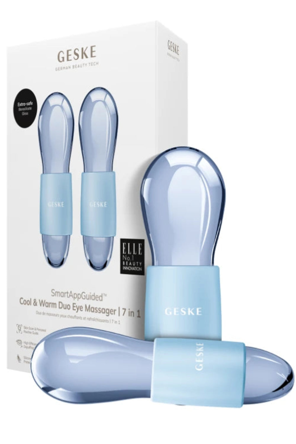 Geske-Sıcak Ve Soğuk Göz Ve Yüz Masaj Aleti | Cool & Warm Duo Eye Massager-Cilt Bakım Aletleri-20-Milagron.com