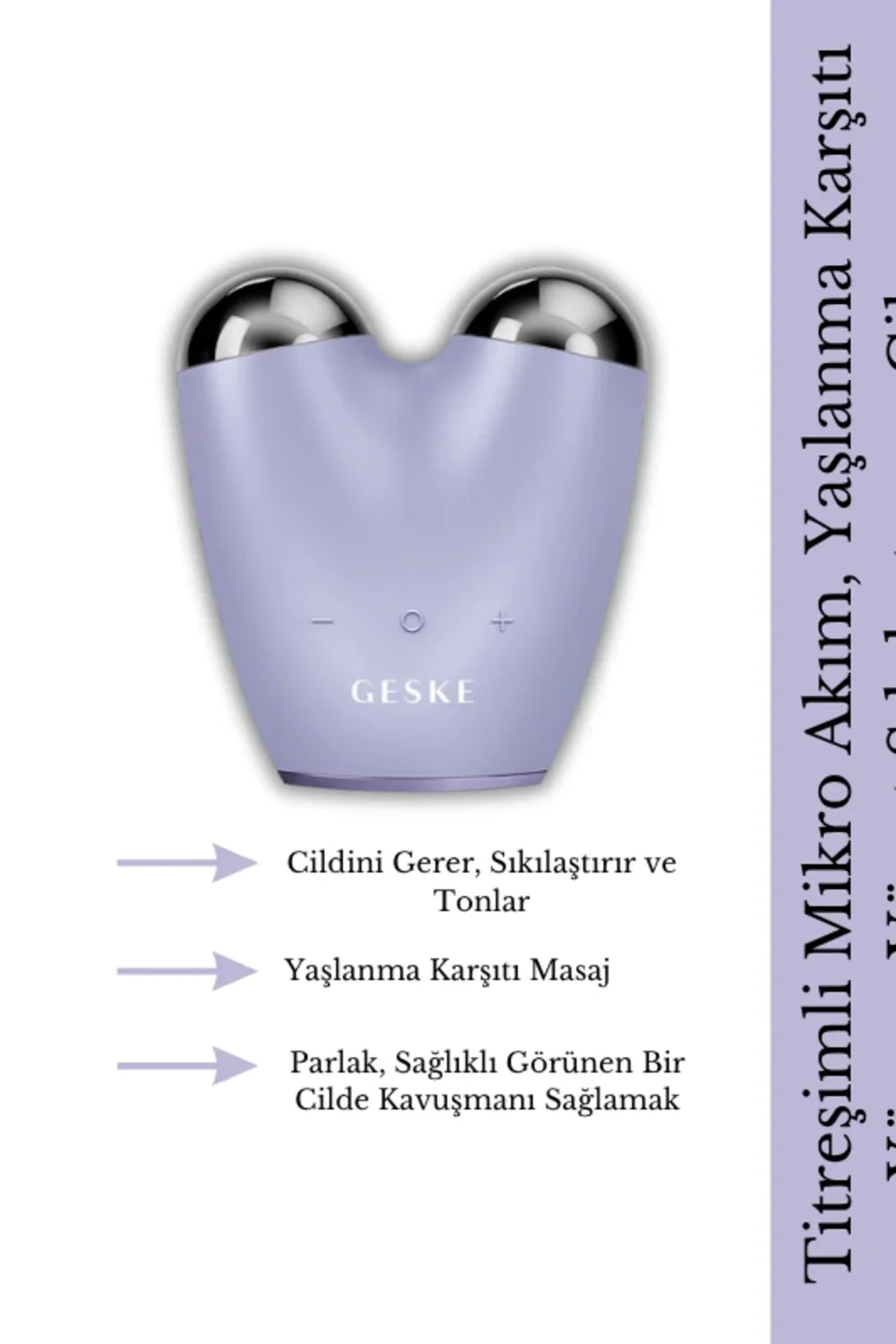 Geske-Sıkılaştırıcı , Temizleyici Ve Masaj Aletli 5'li Bakım Seti-Cilt Bakım Aletleri-12-Milagron.com