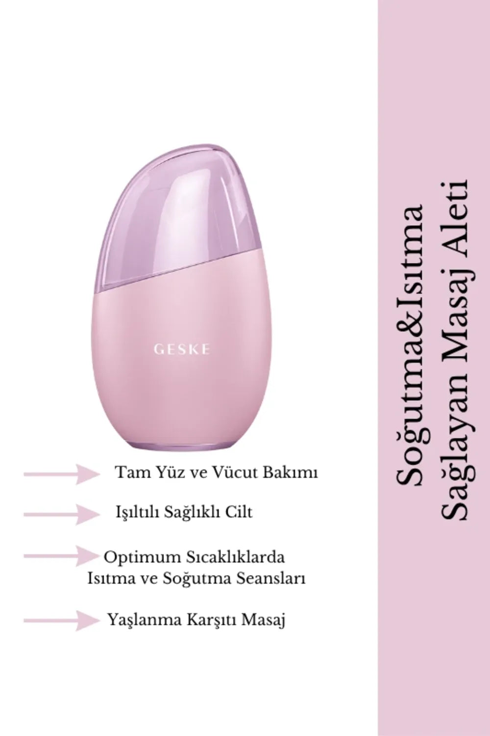 Geske-Sıkılaştırıcı , Temizleyici Ve Masaj Aletli 5'li Bakım Seti-Cilt Bakım Aletleri-4-Milagron.com