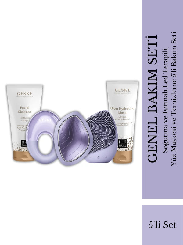 Geske-Soğutma Ve Isıtmalı Led Terapili, Yüz Maskesi Ve Temizleme 5'li Bakım Seti-Cilt Bakım Seti-11-Milagron.com
