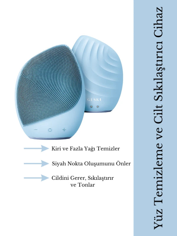 Geske-Soğutma Ve Isıtmalı Led Terapili, Yüz Maskesi Ve Temizleme 5'li Bakım Seti-Cilt Bakım Seti-19-Milagron.com