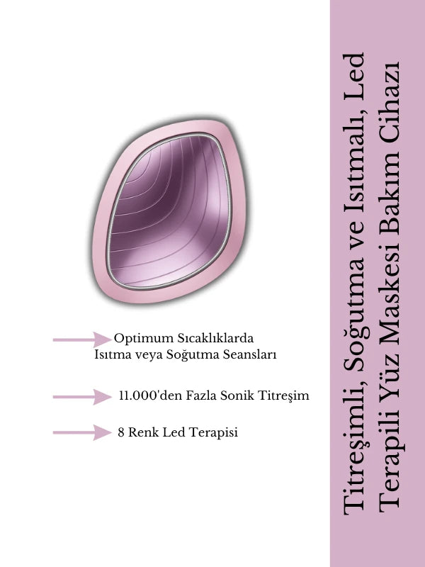 Geske-Soğutma Ve Isıtmalı Led Terapili, Yüz Maskesi Ve Temizleme 5'li Bakım Seti-Cilt Bakım Seti-8-Milagron.com